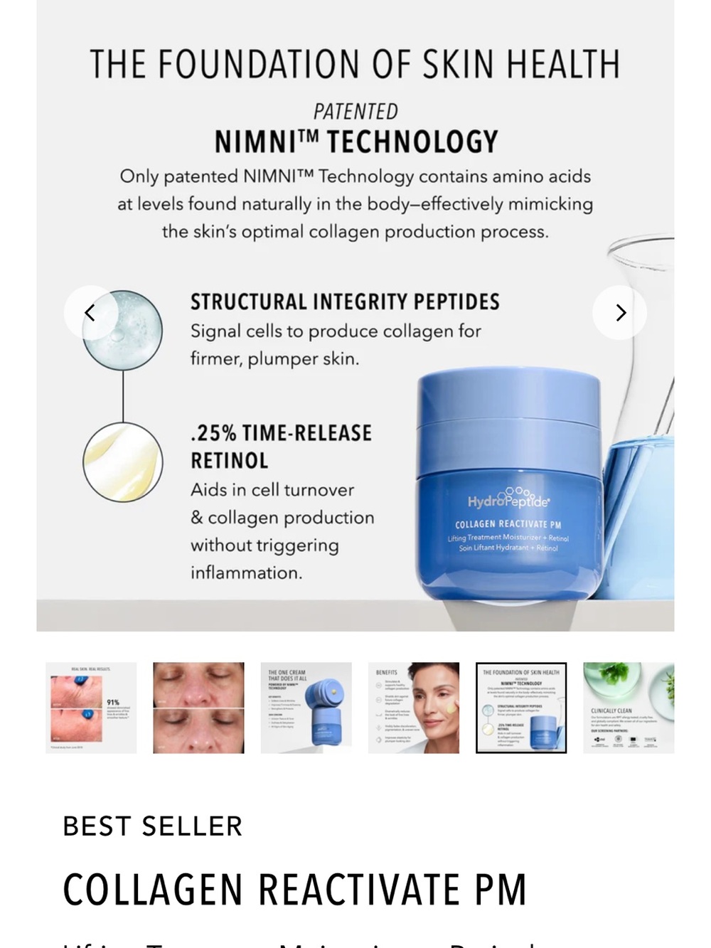 Hydropeptide collagen Reactivate cream - Picture 10 of 13